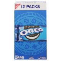 Oreo Sandwich Cookies, Chocolate, 12 Packs - 12 Each