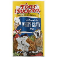 Tony Chachere's White Gravy Mix, Creole - 5 Ounce