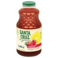 Santa Cruz Organic Beverage, Strawberry Lemonade, 32 Ounce