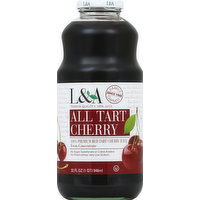 L&A JUICE COMPANY, INC. 100% Juice, All Tart Cherry - 32 Ounce