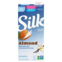 Silk Almondmilk, Unsweet Vanilla - 32 Fluid ounce