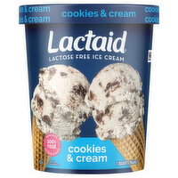 Lactaid Lactose Free Cookies & Cream Ice Cream
