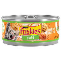 Friskies Cat Food, Poultry Platter, Pate - 5.5 Ounce