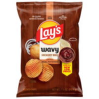 Lay's Wavy Hickory BBQ Flavored Potato Chips - 7.5 Ounce