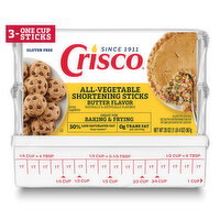 Crisco All-Vegetable Butter Flavor Shortening Sticks - 3 Each