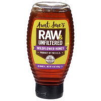 Aunt Sue's Raw & Unfiltered Wildflower Honey - 16 Ounce