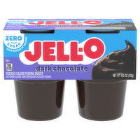 Jell-O Pudding Snacks, Reduced Calorie, Zero Sugar, Dark Chocolate - 14.5 Ounce