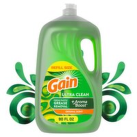 Gain Ultra Dish Soap, Original, 90 Fl Oz - 90 Fluid ounce