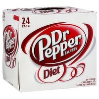 Diet Dr Pepper 24/12 oz - 288 Ounce