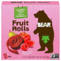 Bear Fruit Rolls, Apple-Pear Raspberry