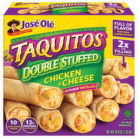 Jose Ole Double Stuffed Chicken & Cheese Taquitos - 20.8 Ounce