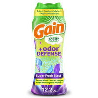 Gain Odor Defense In-wash Scent Booster, Super Fresh Blast scent