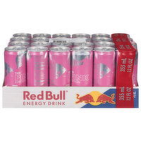 Red Bull Energy Drink, Sugarfree, Wild Berries, 24 Each