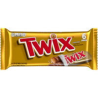 Twix Cookie Bars, Caramel & Milk Chocolate, 6 Pack, 6 Each