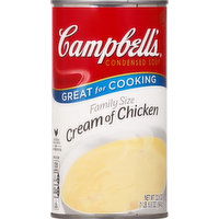 Campbell's Condensed Soup, Cream of Chicken, Family Size, 22 Ounce