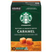 Starbucks K-Cup Pods Buttery & Smooth Notes Caramel Coffee - 10 Each