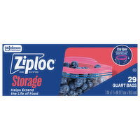 Ziploc Storage Quart Bags - 29 Each