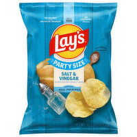Lay's Salt & Vinegar Flavored Potato Chips Party Size - 12.5 Ounce