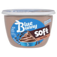 Blue Bunny Frozen Dairy Dessert, Chocolate, Soft - 46 Fluid ounce