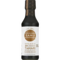 San-J Brewed Soy Sauce, Organic, Tamari - 10 Ounce