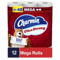 Charmin Ultra Strong Toilet Paper Mega Rolls - 12 Each