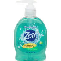 Zest Liquid Hand Soap, Fresh Aqua, Antibacterial - 7.5 Fluid ounce