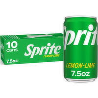 Sprite Lemon Lime Soda, 7.5 fl oz - 10 Each