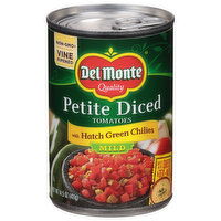 Del Monte Tomatoes, Petite Diced, Mild - 14.5 Ounce