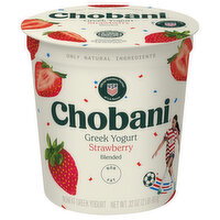 Chobani Nonfat Blended Strawberry Greek Yogurt - 32 Ounce