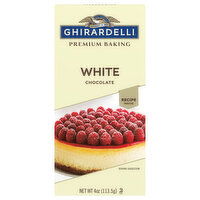 Ghirardelli Baking Bar, White Chocolate, 4 Ounce