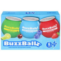 BuzzBallz Assorted Spirit Cocktail - 6 Each