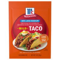 McCormick 30% Less Sodium Mild Taco Seasoning Mix - 1 Ounce