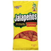 Diana Corn Tortilla Chips with Jalapeno Pepper - 3.84 Ounce