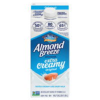 Almond Breeze Almondmilk, Original, Extra Creamy, Dairy-Free - 0.5 Gallon