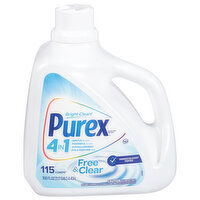 Purex Detergent, Concentrated, Free & Clear - 150 Fluid ounce