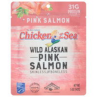 Chicken of the Sea Pink Salmon, Alaskan, Wild Caught, Skinless & Boneless, Recipe Size, 5 Ounce