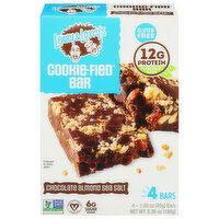 Lenny & Larry's Cookie-Fied Bar, Chocolate Almond Sea Salt, 4 Each