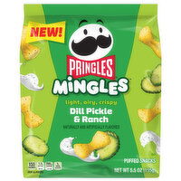 Pringles Puffed Snacks, Dill Pickle & Ranch - 5.5 Ounce