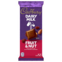 Cadbury Fruit & Nut Milk Chocolate - 3.5 Ounce