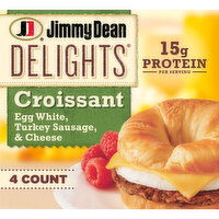 Jimmy Dean Croissant Egg White, Turkey Sausage & Cheese Sandwiches