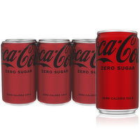Coca-Cola Zero Sugar Diet Soda Soft Drink - 6 Each