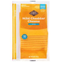 First Street Sliced Cheese, Mild Cheddar