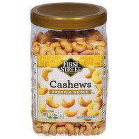 First Street Cashews, Premium Whole, 32 Ounce