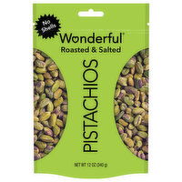 Wonderful Roasted and Salted Pistachios - 12 Ounce