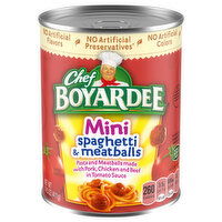 Chef Boyardee Mini Spaghetti & Meatballs - 14.5 Ounce