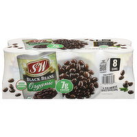S&W Organic Black Beans - 8 Each
