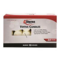 Candle Lamp 10 Hour Votive Candles - 24 Each