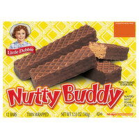 Little Debbie Wafer Bars, with Peanut Butter, Nutty Buddy, 12 Each