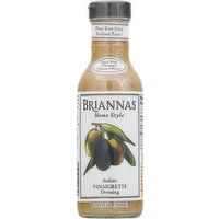 Briannas Dressing, Italian Vinaigrette, Home Style, 12 Fluid ounce