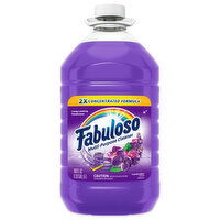 Fabuloso Multi-Purpose Cleaner, 2X Concentrated Formula, Lavender, 169 Ounce